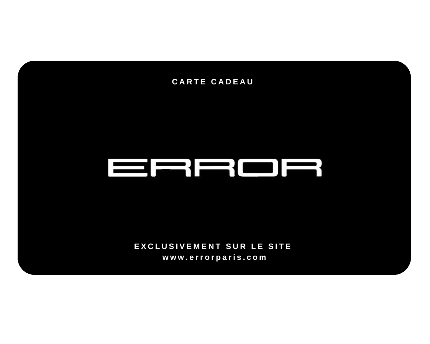 ERROR tarjeta regalo PARIS