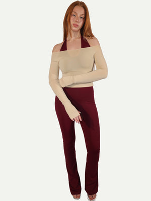 TOP LAYERING OFF-SHOULDER ICE LATTE