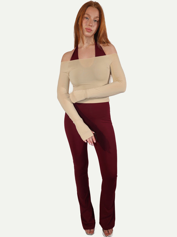 TOP LAYERING OFF-SHOULDER ICE LATTE