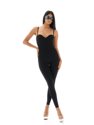 COMBINAISON SABLIER ICONIC ANKLE NOIR