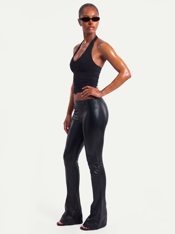 Legging Asymétrique Leather Effect