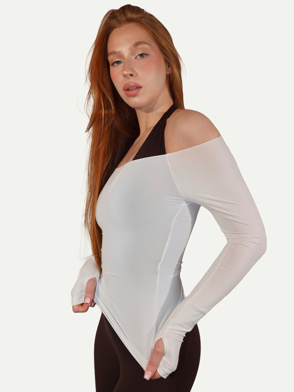 TOP LAYERING OFF-SHOULDER BLANC PURE