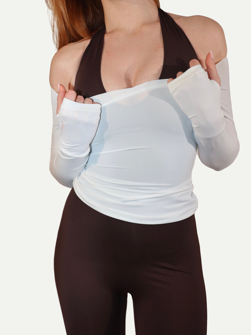 TOP LAYERING OFF-SHOULDER BLANC PURE