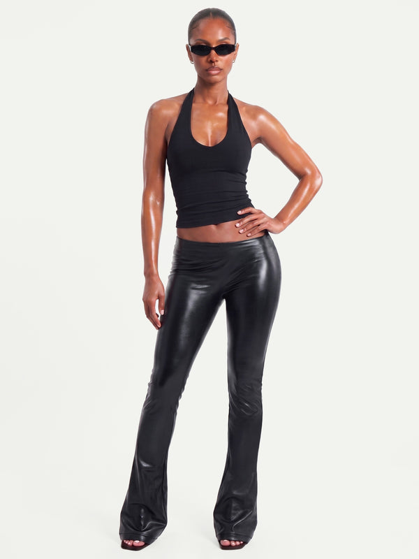 Legging Asymétrique Leather Effect