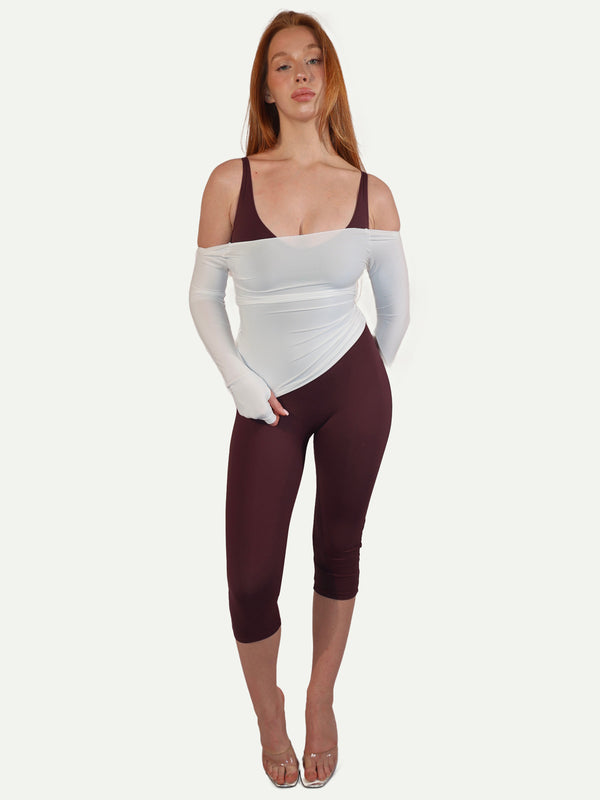 TOP LAYERING OFF-SHOULDER BLANC PURE