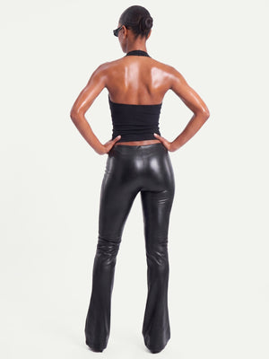 Legging Asymétrique Leather Effect