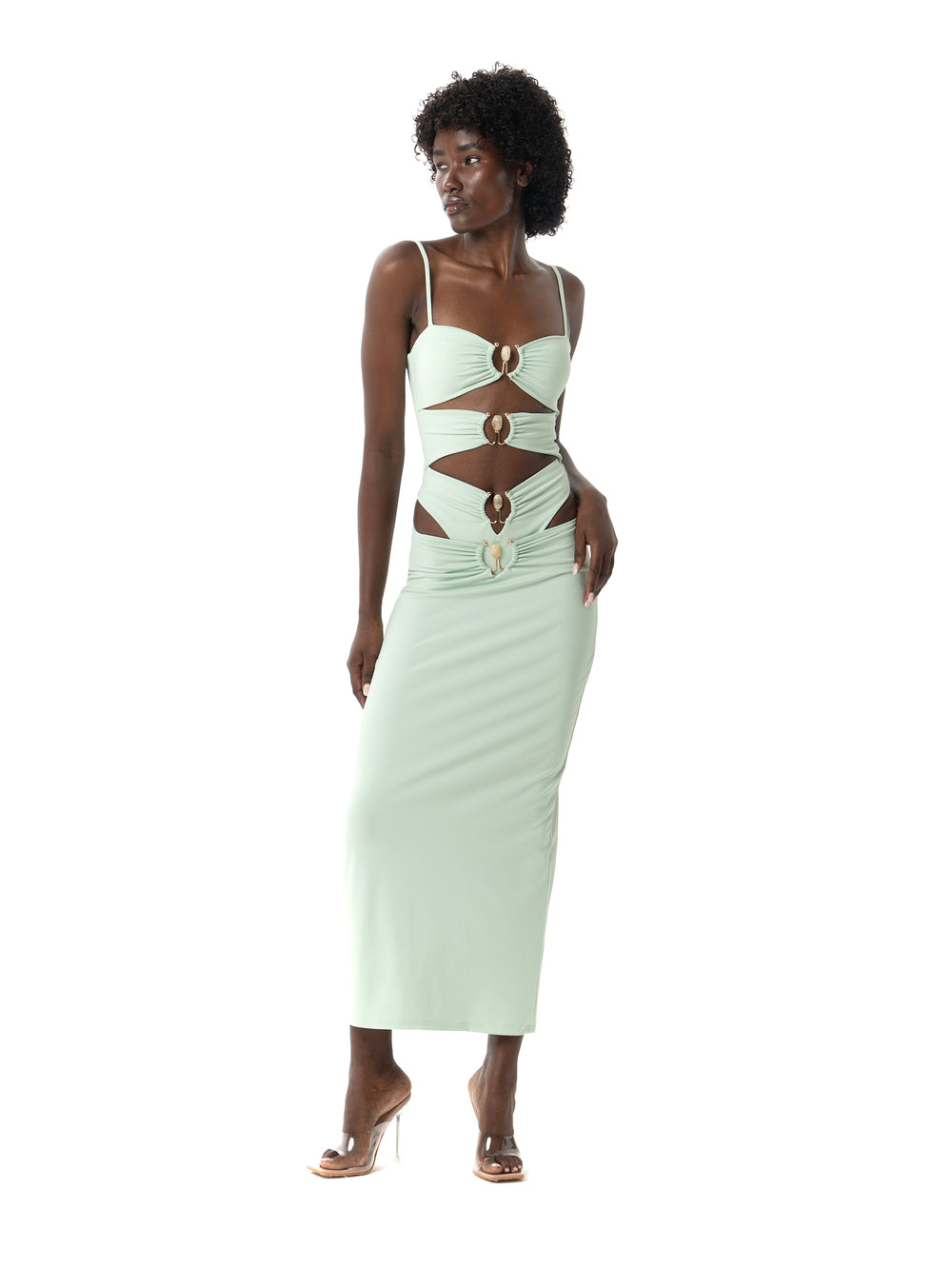 JUPE VÉNUS VERT D’EAU