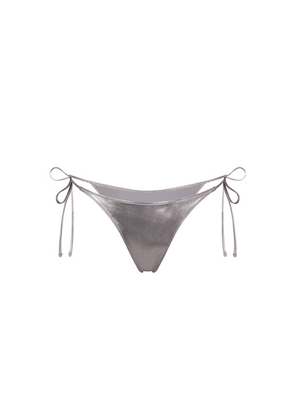 BOTTOM BIKINI SILVER