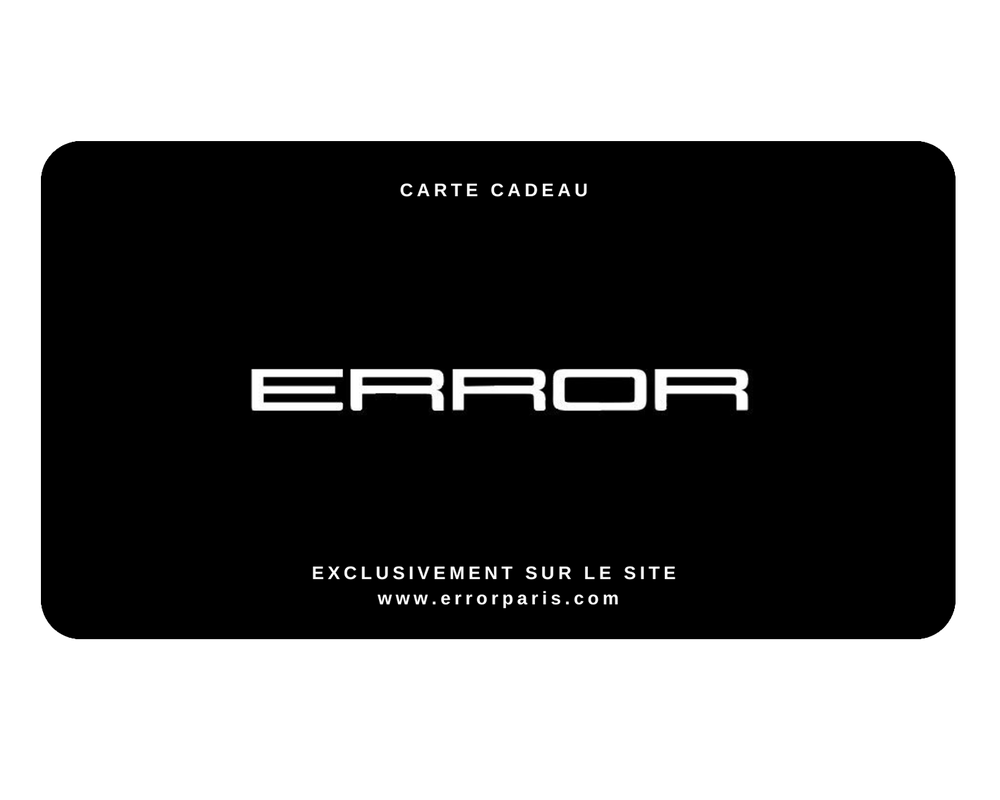 ERROR tarjeta regalo PARIS