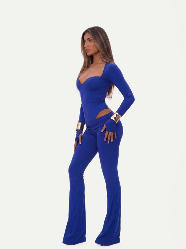 LEGGINGS ASIMÉTRICOS FLAZE - NEGRO