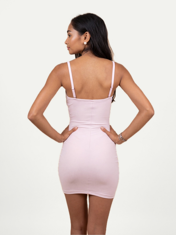 MINI DRESS SABLIER BABY PINK