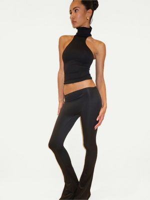 LEGGINGS ASIMÉTRICOS FLAZE - NEGRO