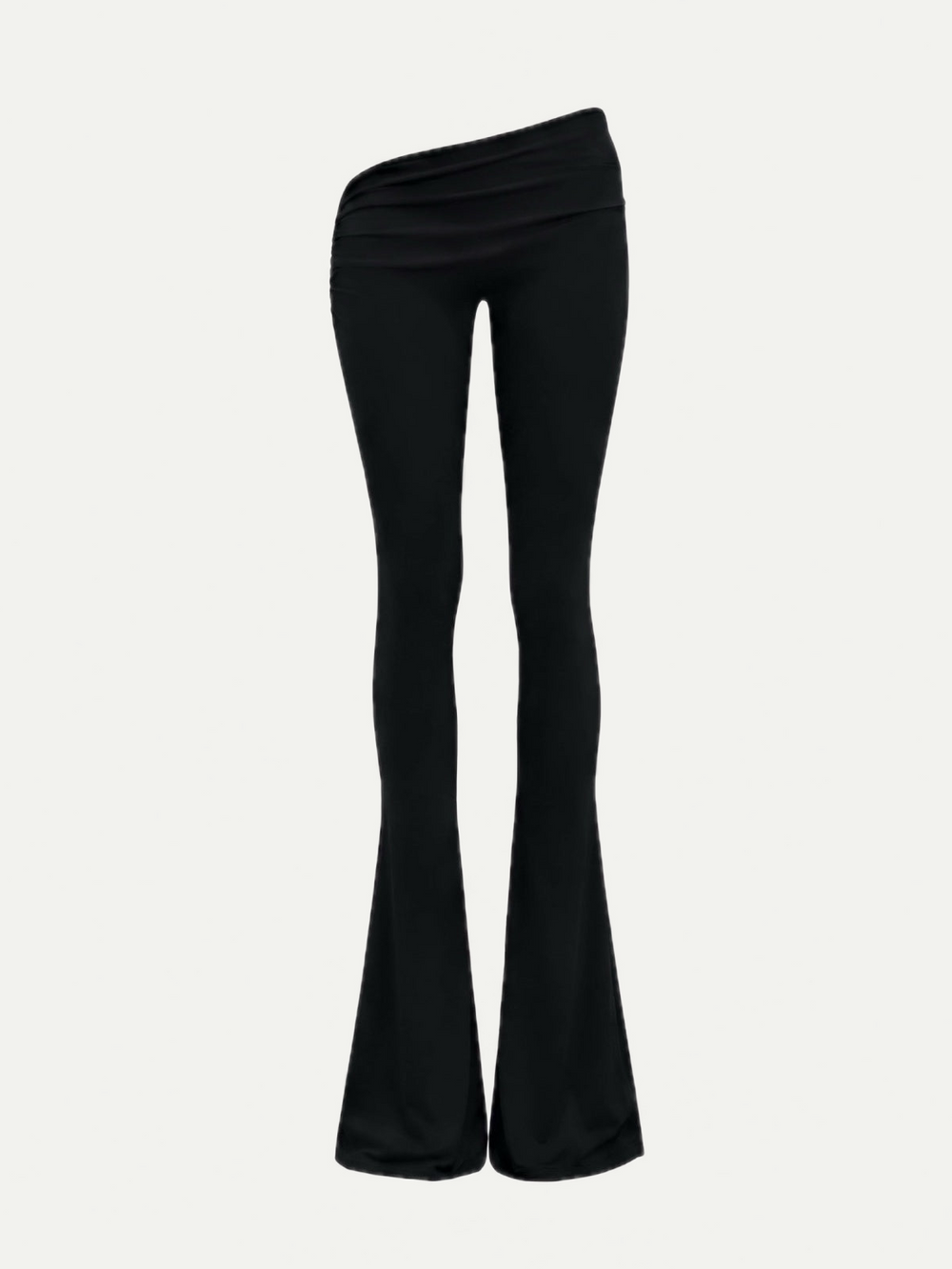 LEGGING ASYMÉTRIQUE ÉVASÉE -  NOIR